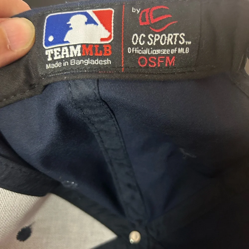 Boston Red Sox Navy Blue Baseball Cap with Red Logo - Picture 4 of 4